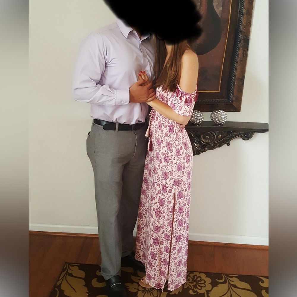 Boho paisley maxi dress